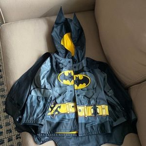 Western Chief Batman raincoat 4T with detachable cape